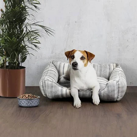 Ultra Soft Grey Bolster Pet Bed