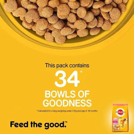 Pedigree chicken milk dog food