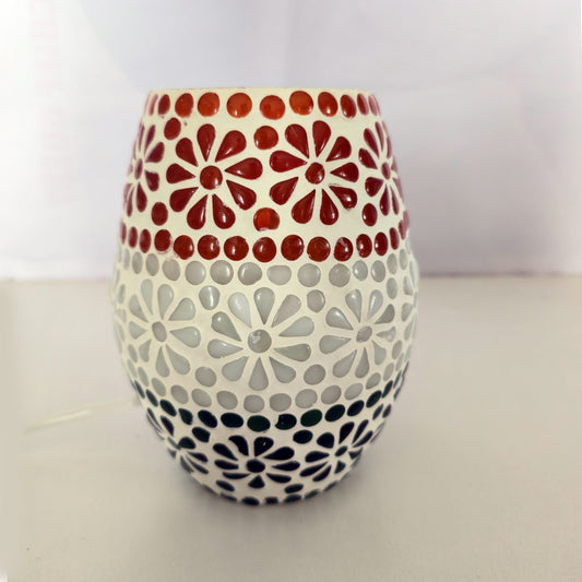 Shaped Mosaic Glass Lamp for Home/Office/Festival Decoration(Pack of 1)