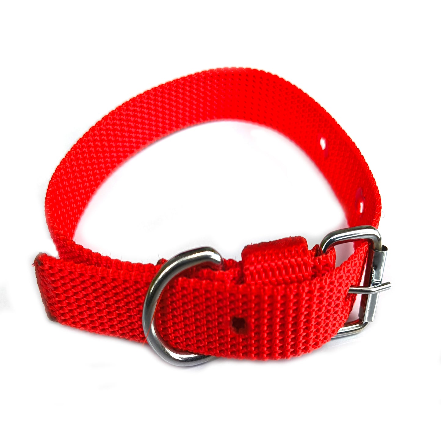 Dog Collar Single Layer Plastic Polymer 0.75 inch