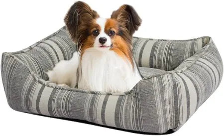 Ultra Soft Grey Bolster Pet Bed