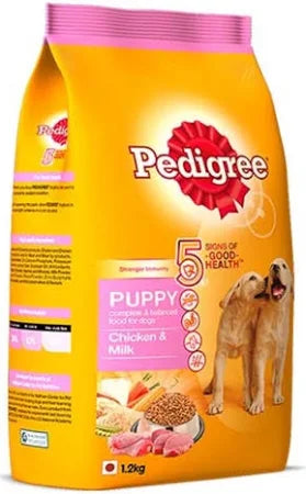 Pedigree chicken milk dog food