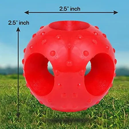 Drools Non-Toxic Rubber Hole Ball Dog Chew Toy
